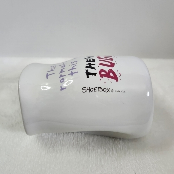 HALLMARK Shoebox Normal Shaped Then Someone Bugged Me White Coffee Cup Mug 12 Oz - Picture 6 of 8